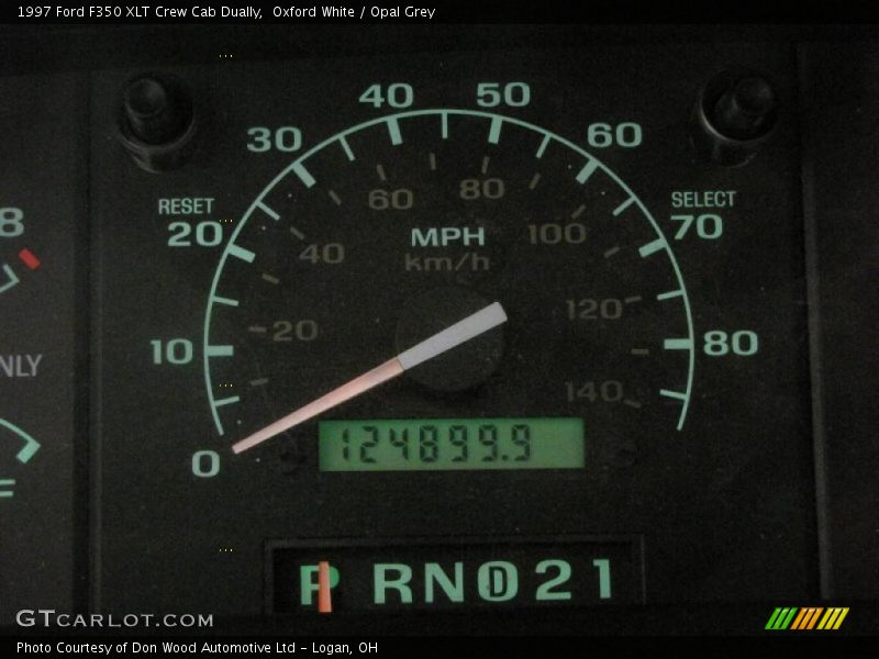 Oxford White / Opal Grey 1997 Ford F350 XLT Crew Cab Dually