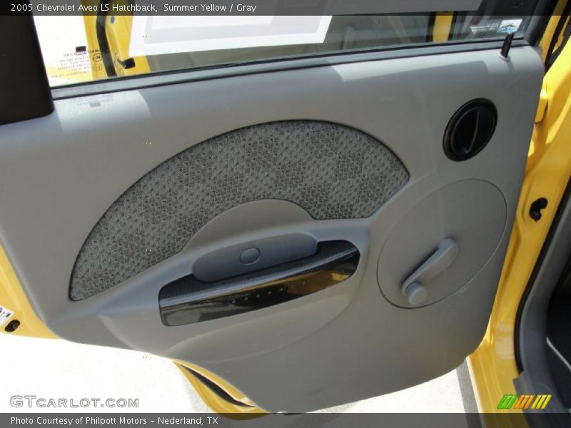 Summer Yellow / Gray 2005 Chevrolet Aveo LS Hatchback