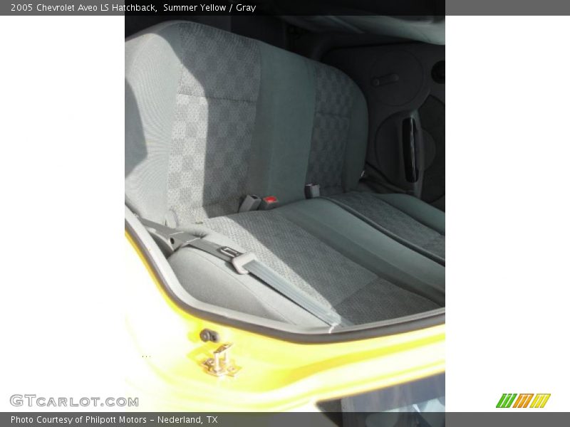 Summer Yellow / Gray 2005 Chevrolet Aveo LS Hatchback