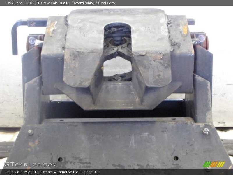 Oxford White / Opal Grey 1997 Ford F350 XLT Crew Cab Dually