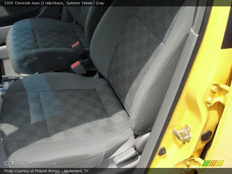Summer Yellow / Gray 2005 Chevrolet Aveo LS Hatchback