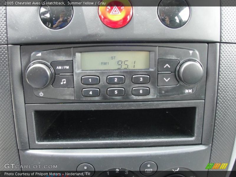 Summer Yellow / Gray 2005 Chevrolet Aveo LS Hatchback