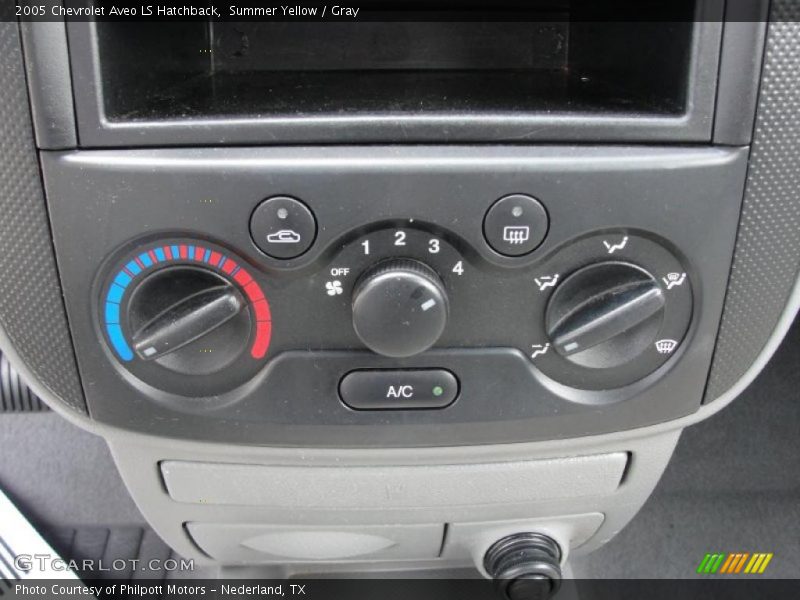 Summer Yellow / Gray 2005 Chevrolet Aveo LS Hatchback
