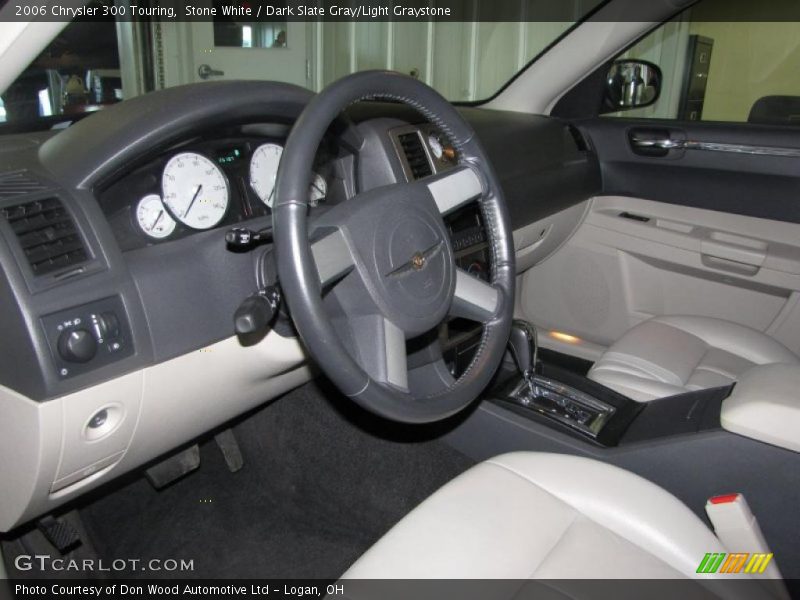 Stone White / Dark Slate Gray/Light Graystone 2006 Chrysler 300 Touring