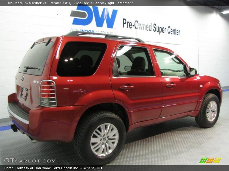 Vivid Red / Pebble/Light Parchment 2005 Mercury Mariner V6 Premier 4WD