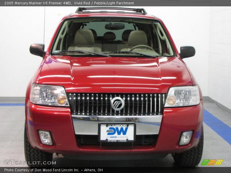 Vivid Red / Pebble/Light Parchment 2005 Mercury Mariner V6 Premier 4WD