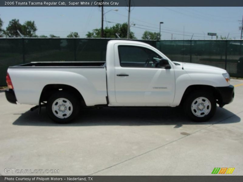 Super White / Graphite Gray 2006 Toyota Tacoma Regular Cab