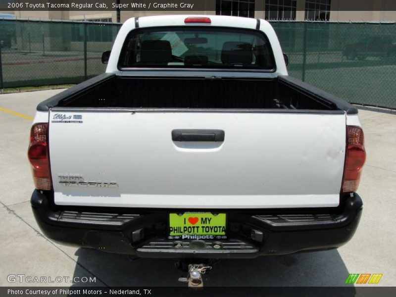 Super White / Graphite Gray 2006 Toyota Tacoma Regular Cab