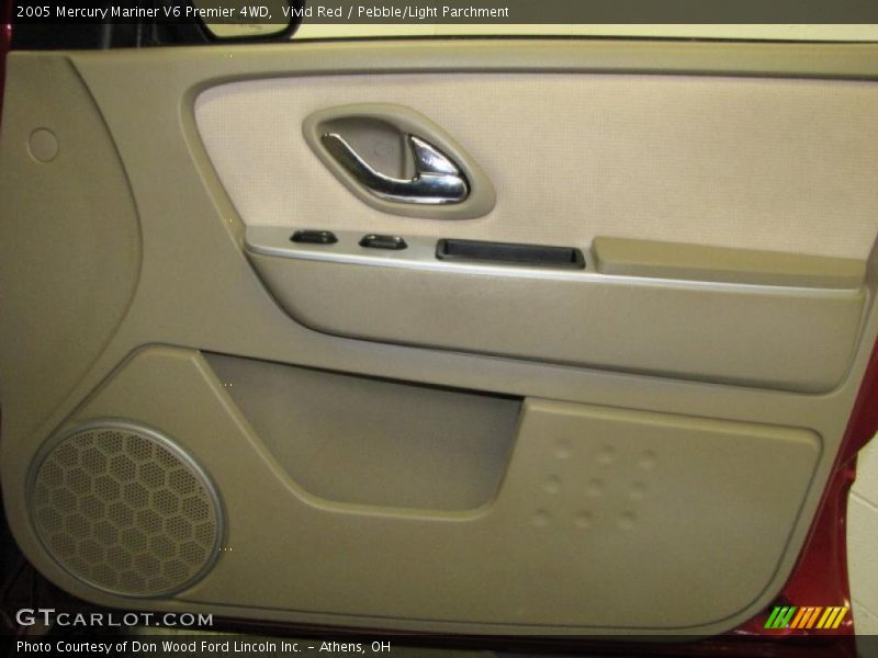 Vivid Red / Pebble/Light Parchment 2005 Mercury Mariner V6 Premier 4WD
