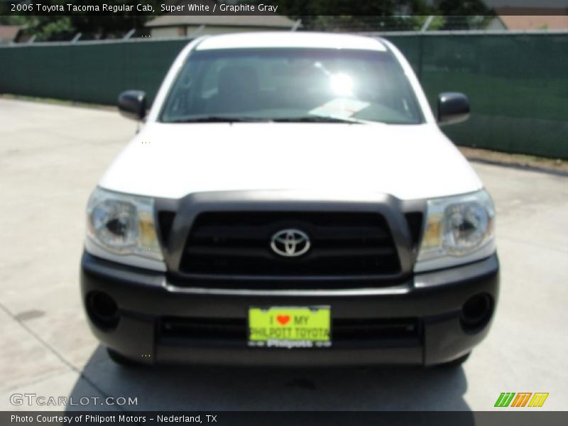 Super White / Graphite Gray 2006 Toyota Tacoma Regular Cab