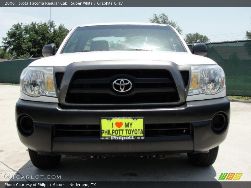 Super White / Graphite Gray 2006 Toyota Tacoma Regular Cab
