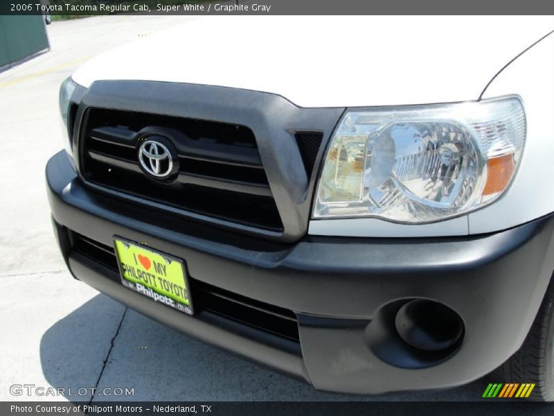Super White / Graphite Gray 2006 Toyota Tacoma Regular Cab