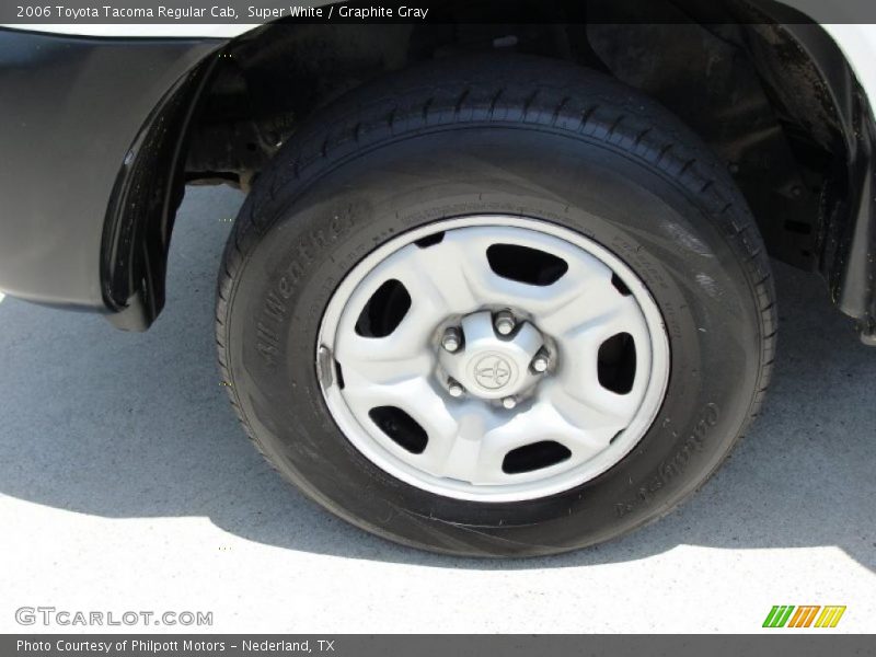 Super White / Graphite Gray 2006 Toyota Tacoma Regular Cab