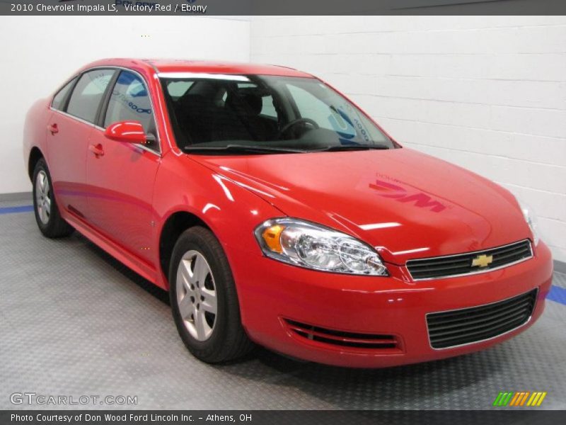 Victory Red / Ebony 2010 Chevrolet Impala LS