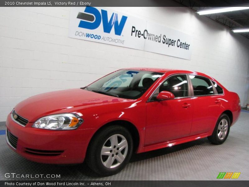Victory Red / Ebony 2010 Chevrolet Impala LS