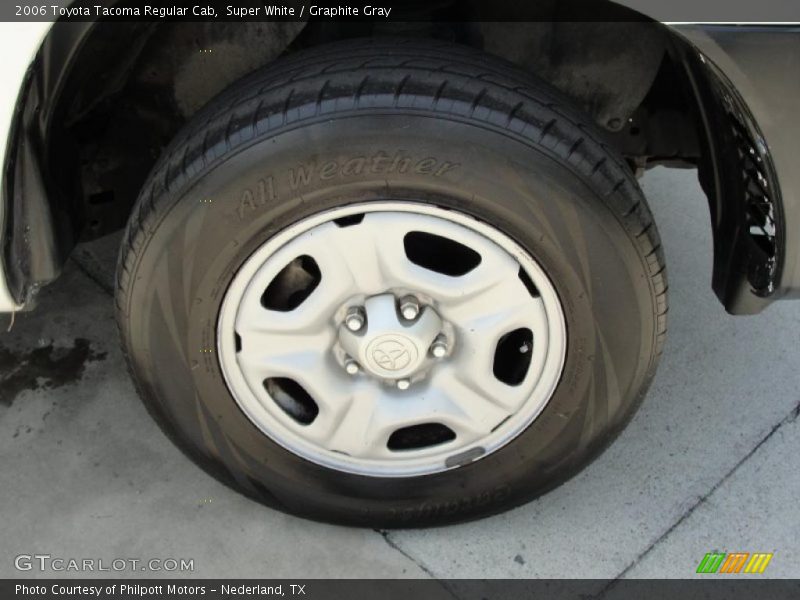 Super White / Graphite Gray 2006 Toyota Tacoma Regular Cab