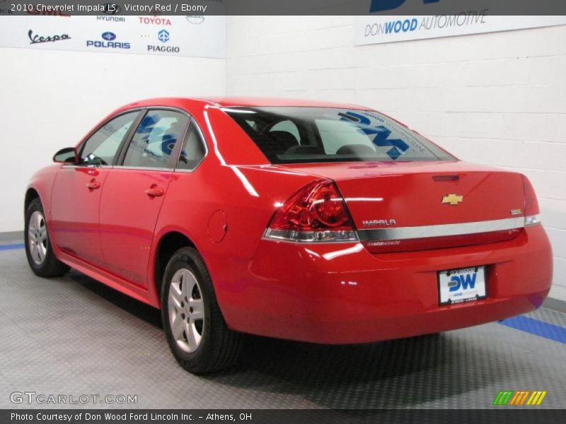 Victory Red / Ebony 2010 Chevrolet Impala LS