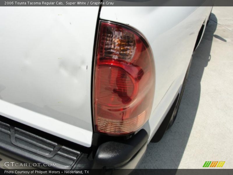 Super White / Graphite Gray 2006 Toyota Tacoma Regular Cab
