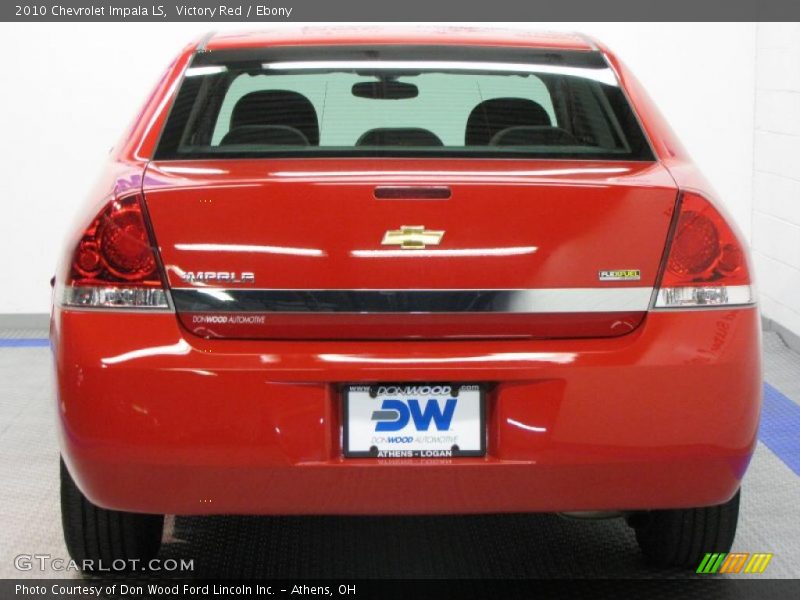 Victory Red / Ebony 2010 Chevrolet Impala LS