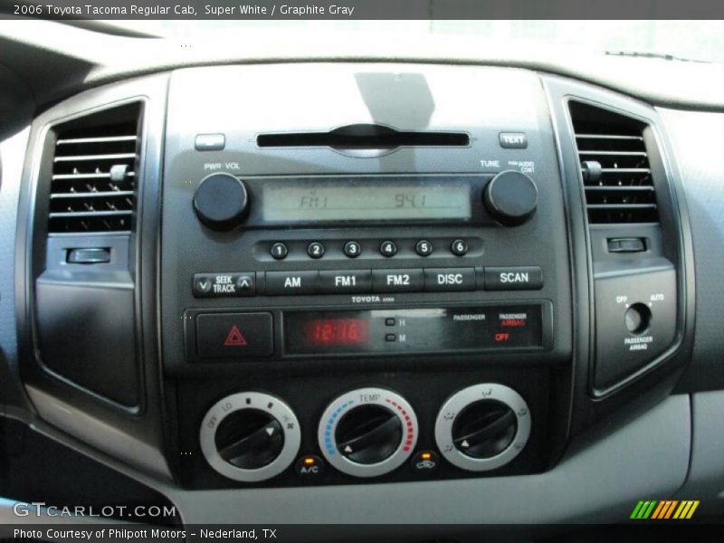 Super White / Graphite Gray 2006 Toyota Tacoma Regular Cab