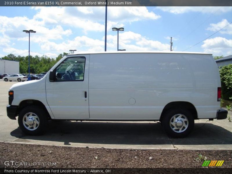 Oxford White / Medium Flint 2010 Ford E Series Van E150 XL Commericial