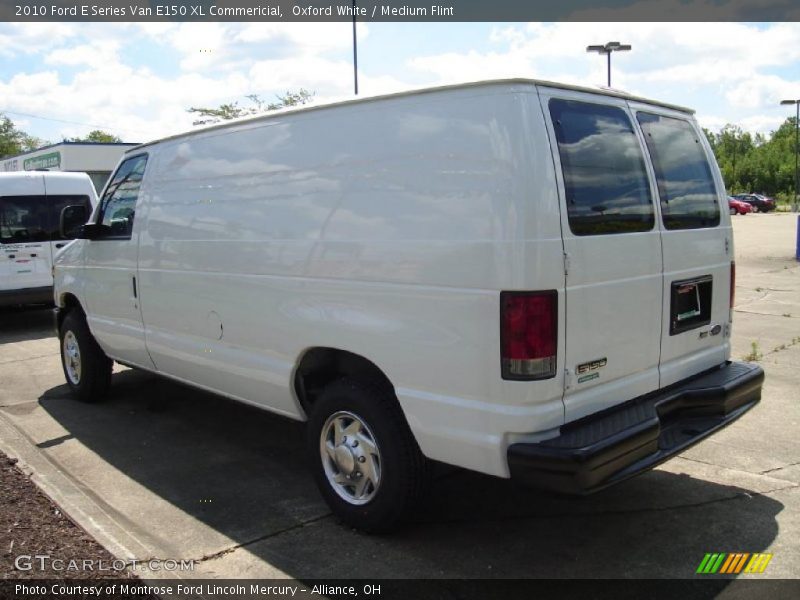 Oxford White / Medium Flint 2010 Ford E Series Van E150 XL Commericial