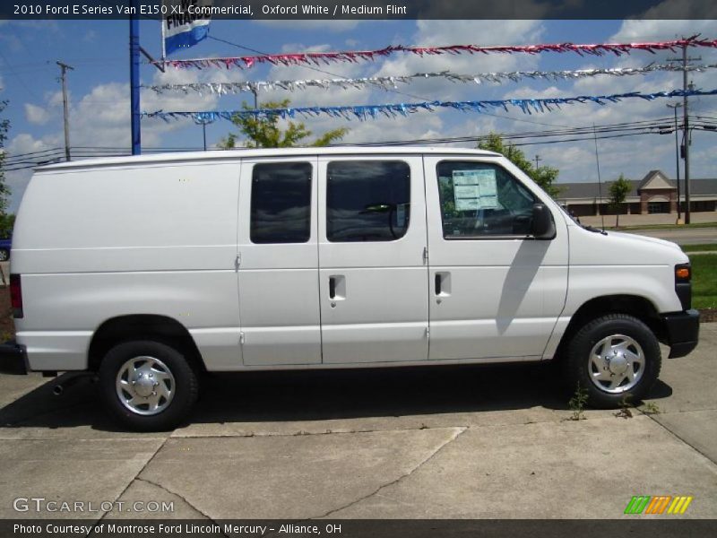 Oxford White / Medium Flint 2010 Ford E Series Van E150 XL Commericial