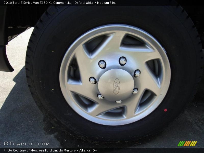 Oxford White / Medium Flint 2010 Ford E Series Van E150 XL Commericial