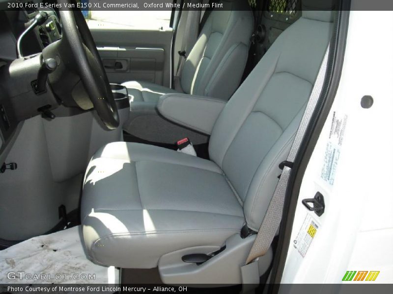 Oxford White / Medium Flint 2010 Ford E Series Van E150 XL Commericial