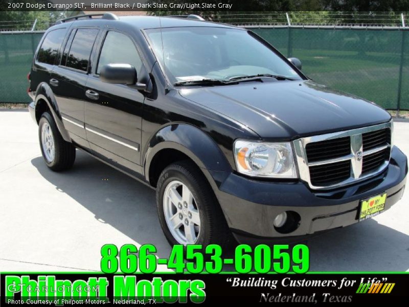 Brilliant Black / Dark Slate Gray/Light Slate Gray 2007 Dodge Durango SLT