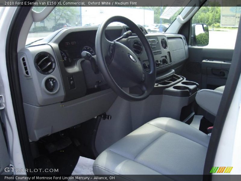 Oxford White / Medium Flint 2010 Ford E Series Van E150 XL Commericial