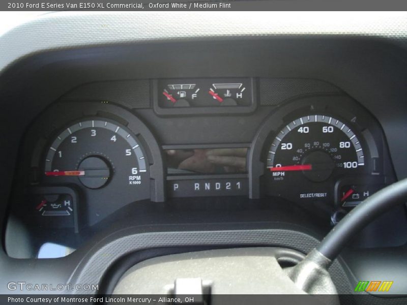 Oxford White / Medium Flint 2010 Ford E Series Van E150 XL Commericial