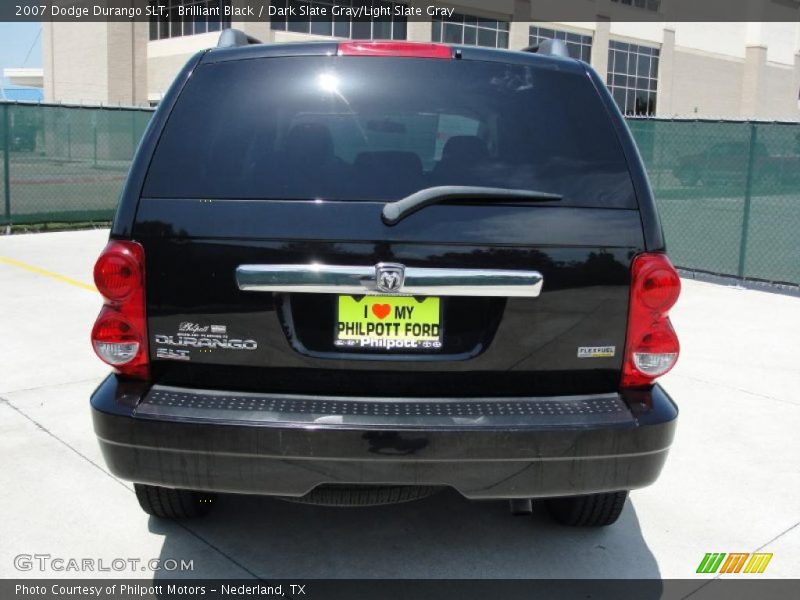 Brilliant Black / Dark Slate Gray/Light Slate Gray 2007 Dodge Durango SLT