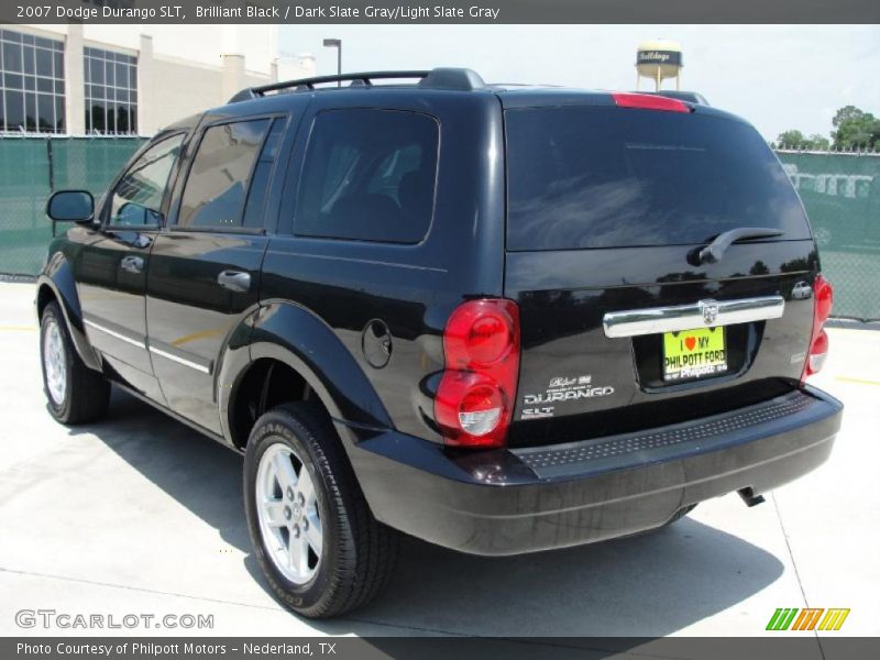 Brilliant Black / Dark Slate Gray/Light Slate Gray 2007 Dodge Durango SLT