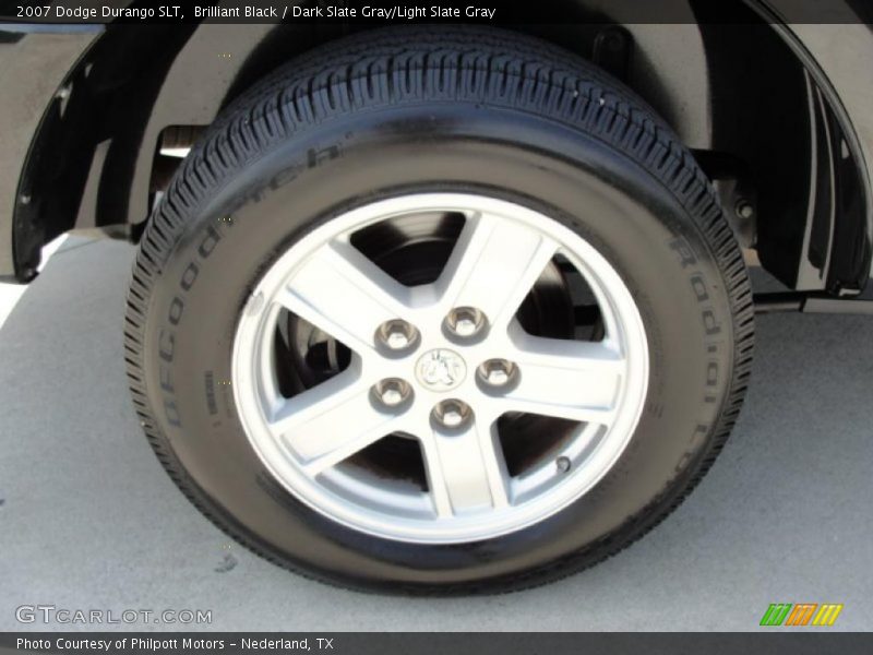 Brilliant Black / Dark Slate Gray/Light Slate Gray 2007 Dodge Durango SLT
