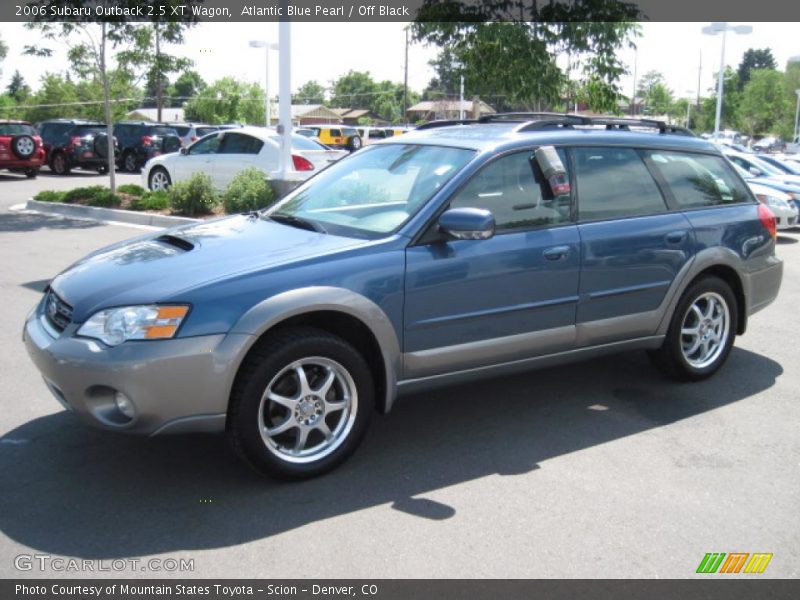 Atlantic Blue Pearl / Off Black 2006 Subaru Outback 2.5 XT Wagon