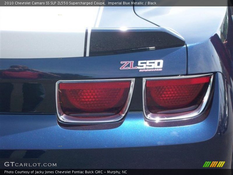 Imperial Blue Metallic / Black 2010 Chevrolet Camaro SS SLP ZL550 Supercharged Coupe