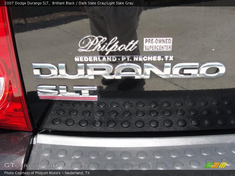 Brilliant Black / Dark Slate Gray/Light Slate Gray 2007 Dodge Durango SLT