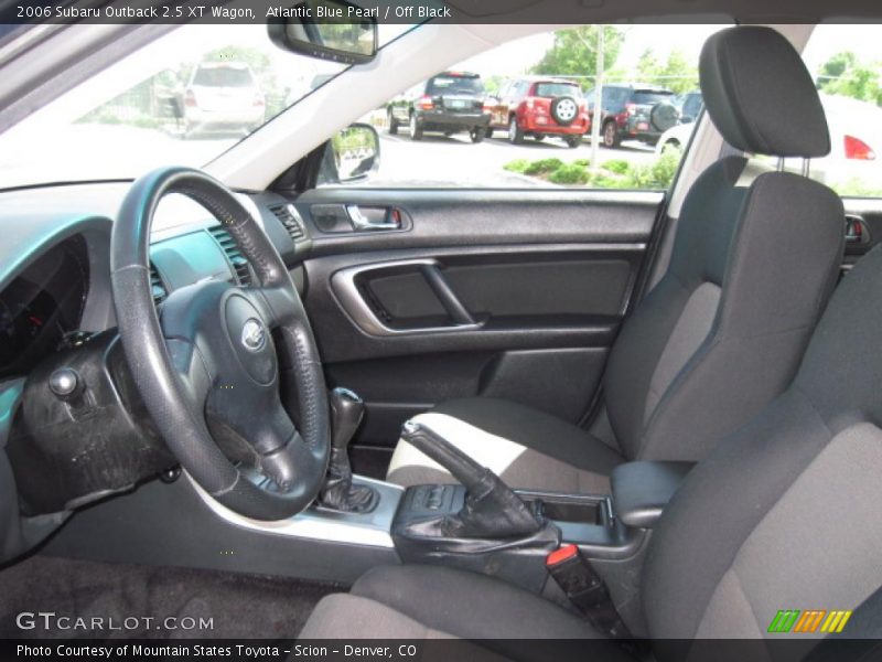 Atlantic Blue Pearl / Off Black 2006 Subaru Outback 2.5 XT Wagon