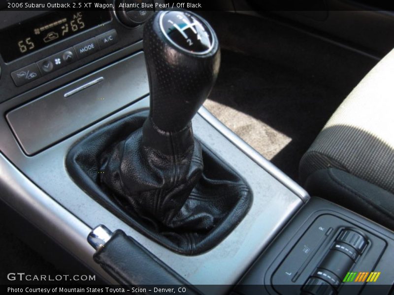 Atlantic Blue Pearl / Off Black 2006 Subaru Outback 2.5 XT Wagon