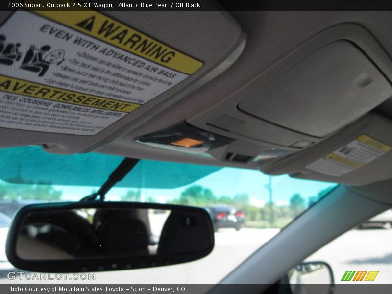 Atlantic Blue Pearl / Off Black 2006 Subaru Outback 2.5 XT Wagon