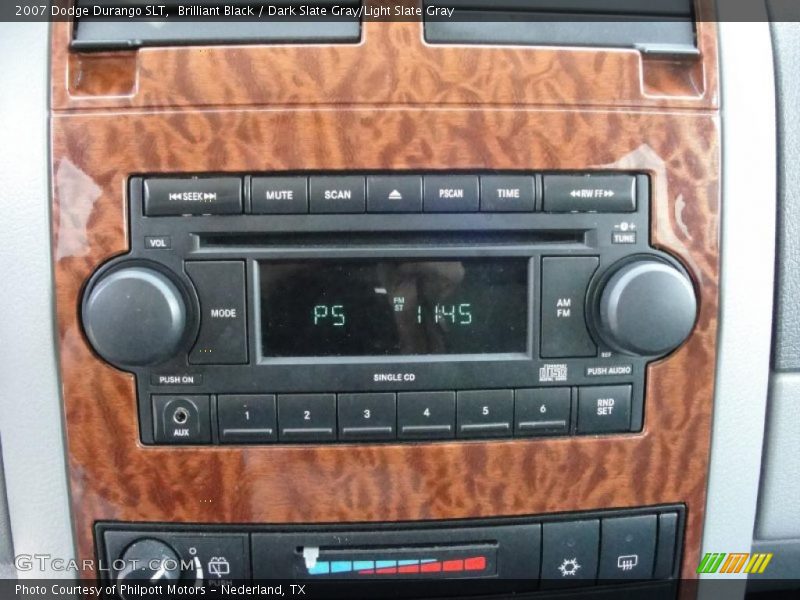 Brilliant Black / Dark Slate Gray/Light Slate Gray 2007 Dodge Durango SLT