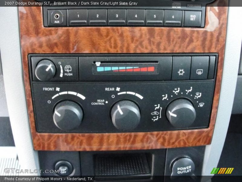 Brilliant Black / Dark Slate Gray/Light Slate Gray 2007 Dodge Durango SLT