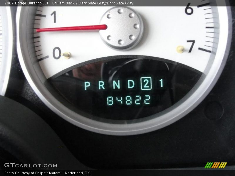 Brilliant Black / Dark Slate Gray/Light Slate Gray 2007 Dodge Durango SLT