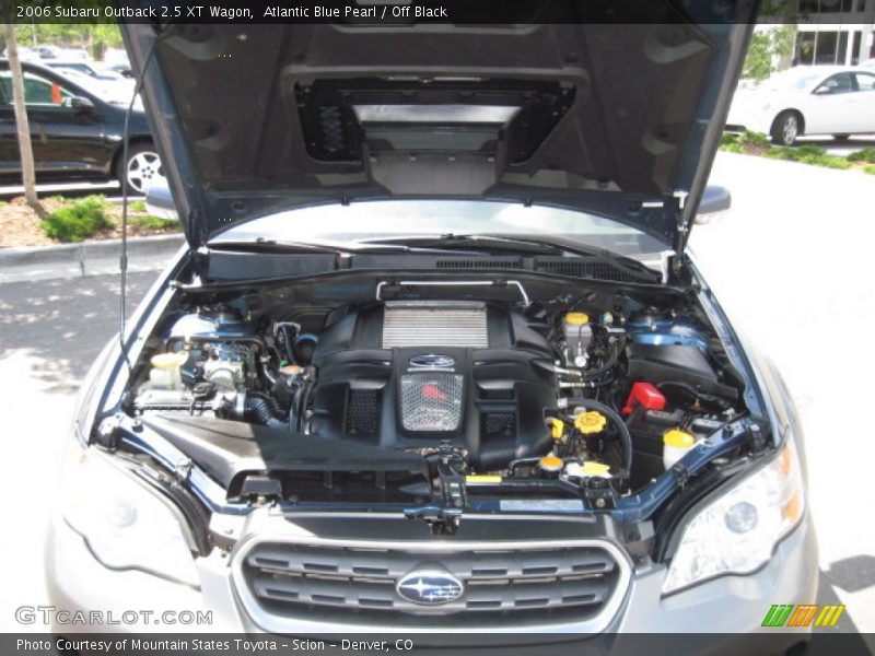 Atlantic Blue Pearl / Off Black 2006 Subaru Outback 2.5 XT Wagon