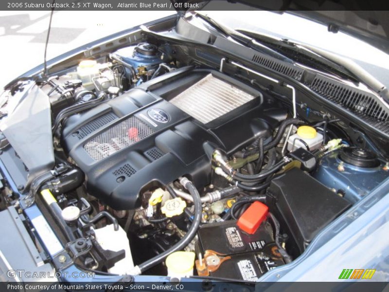 Atlantic Blue Pearl / Off Black 2006 Subaru Outback 2.5 XT Wagon