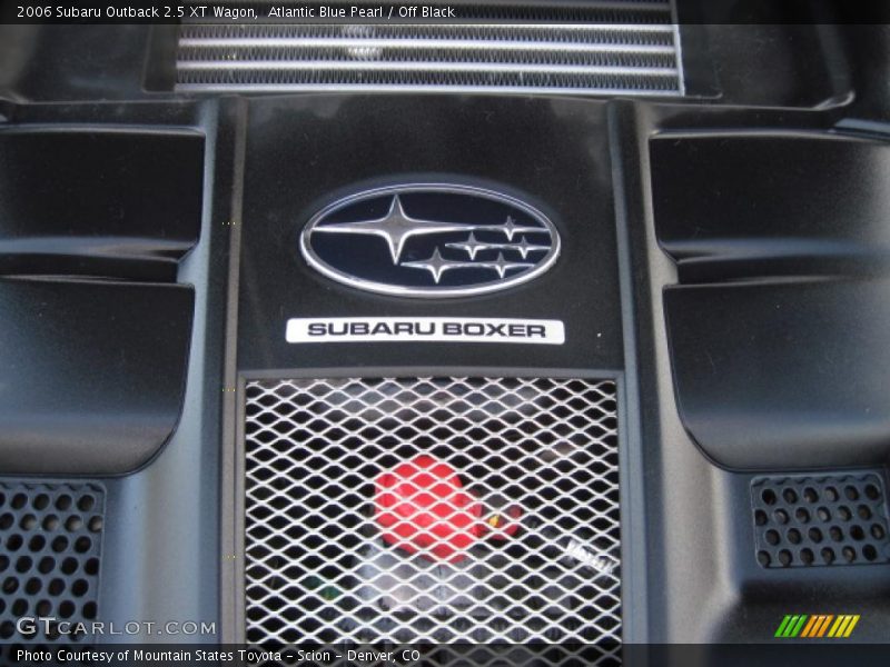 Atlantic Blue Pearl / Off Black 2006 Subaru Outback 2.5 XT Wagon
