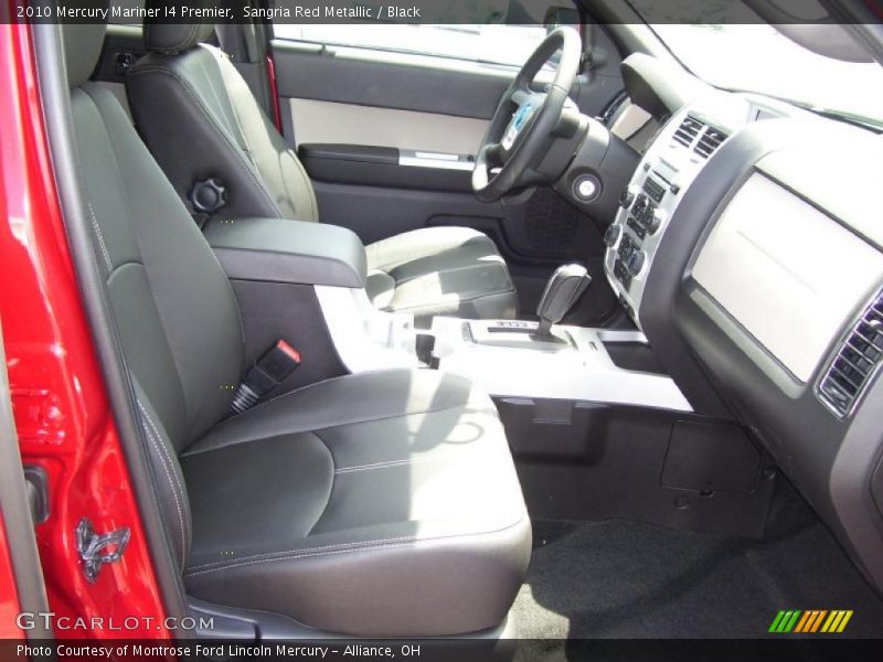 Sangria Red Metallic / Black 2010 Mercury Mariner I4 Premier