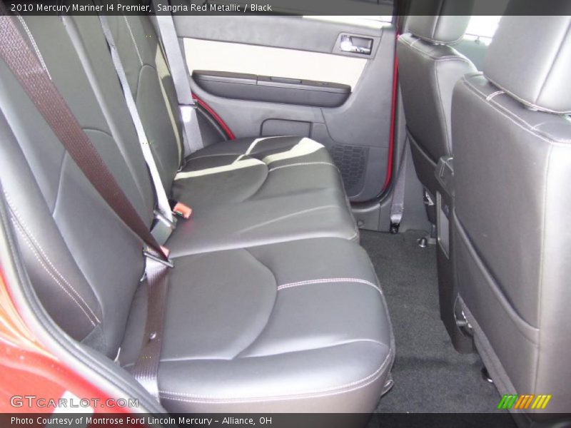 Sangria Red Metallic / Black 2010 Mercury Mariner I4 Premier