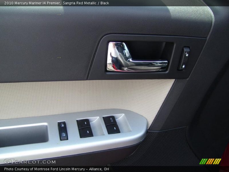 Sangria Red Metallic / Black 2010 Mercury Mariner I4 Premier